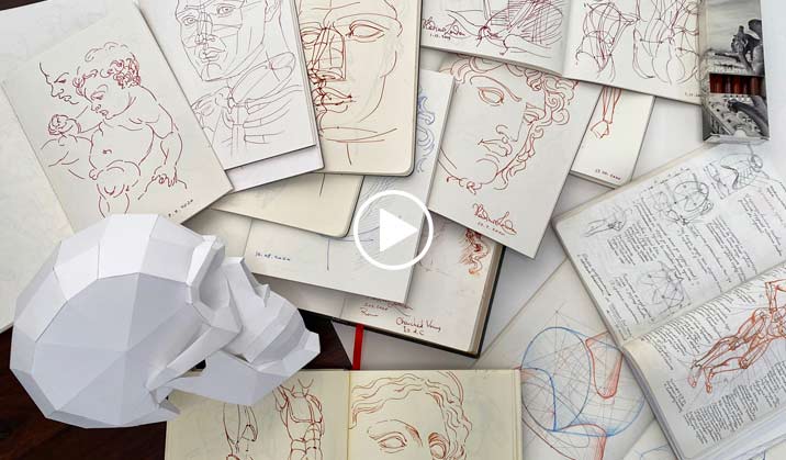 How to Learn Anatomy for Artists - Sketchbooks Tour