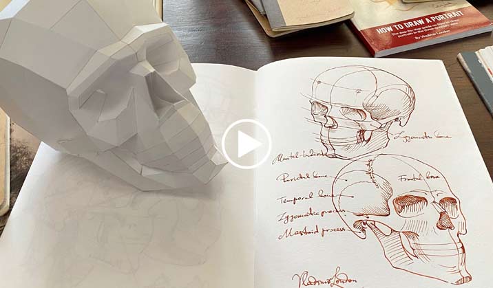 How to Sketch a Skull